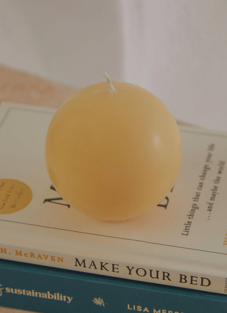 Moreton Eco Ball Candle - Lemon - Peppermayo