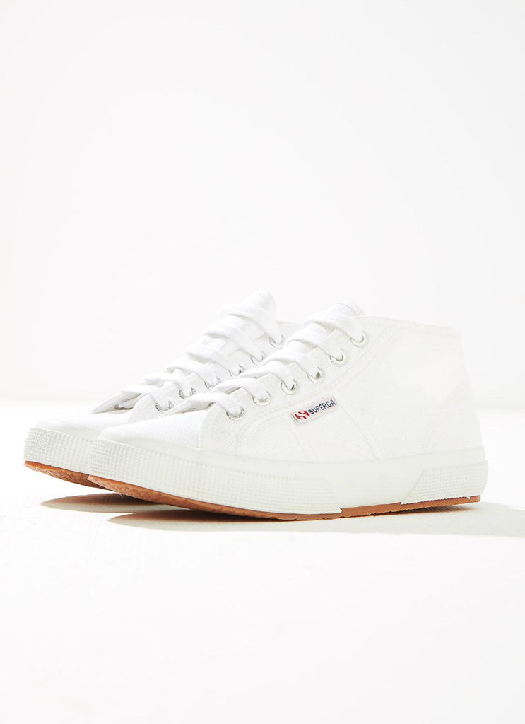 2754 Cotu Mid Sneaker - White - Peppermayo