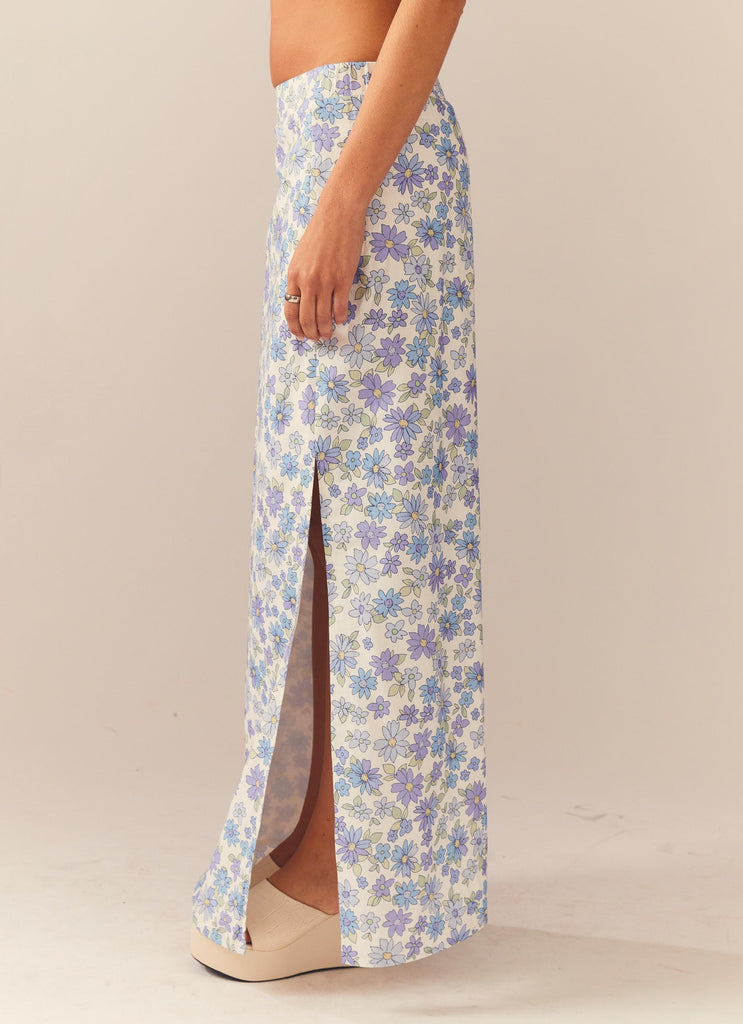 Frolicking In The Forest Maxi Skirt - Daisy Chain - Peppermayo