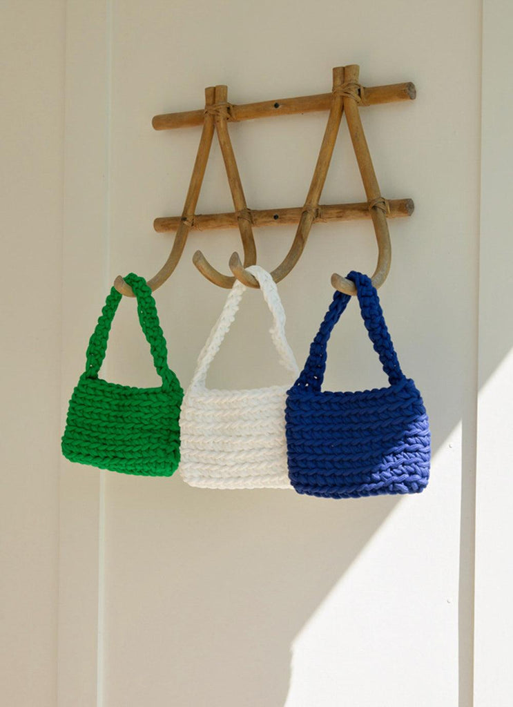 Getaway Weekend Crochet Bag - Cobalt - Peppermayo