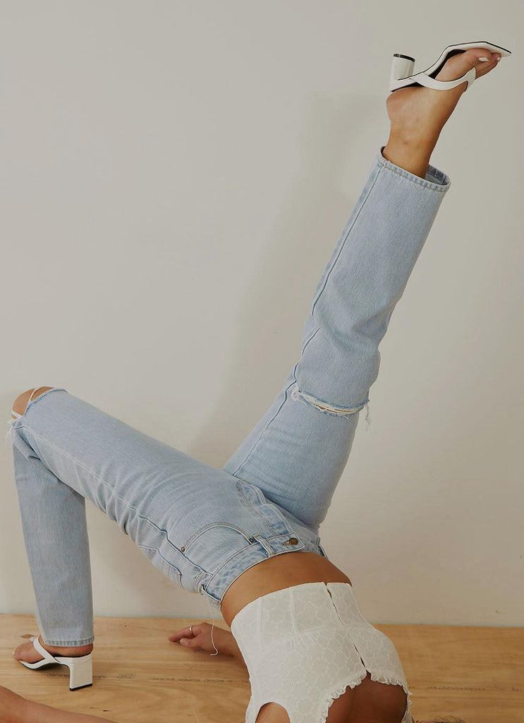 Classic Straight Jeans - Nina Worn Organic - Peppermayo