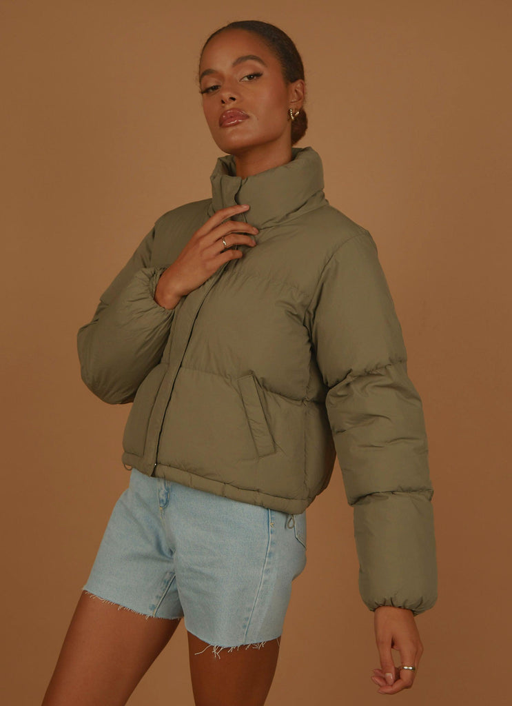 Topher Puffer Jacket - Willow - Peppermayo