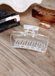 Cafe Hair Clip - Clear - Peppermayo
