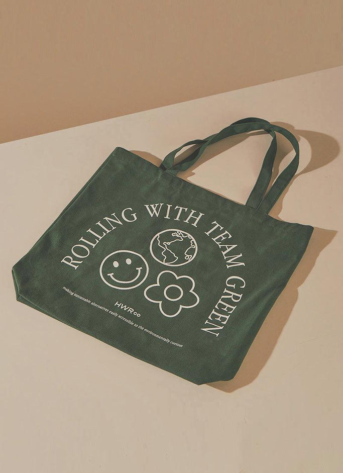 Team Green Tote Bag - Forest Green