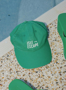 Isle Escape Dad Cap - Jade Green - Peppermayo