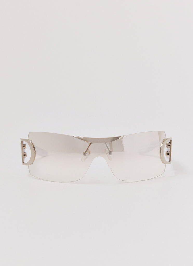 No Mood Sunglasses - Crystal