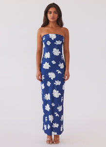 What I Want Maxi Dress - Navy Flora