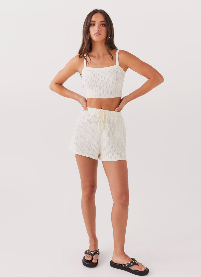 By the Bay Knit Top - Ivory