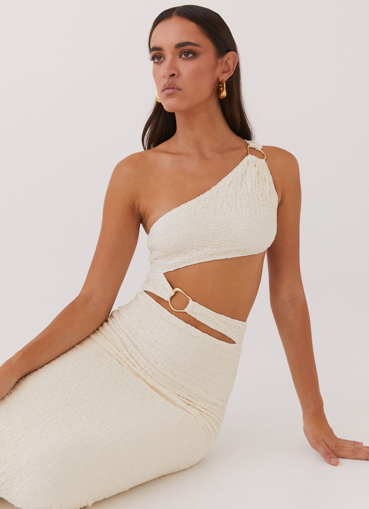 North Haven Maxi Dress - Ivory Wave