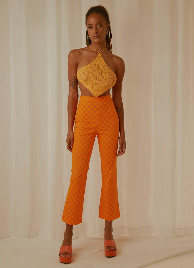 Runway Show Pants - Bright Orange