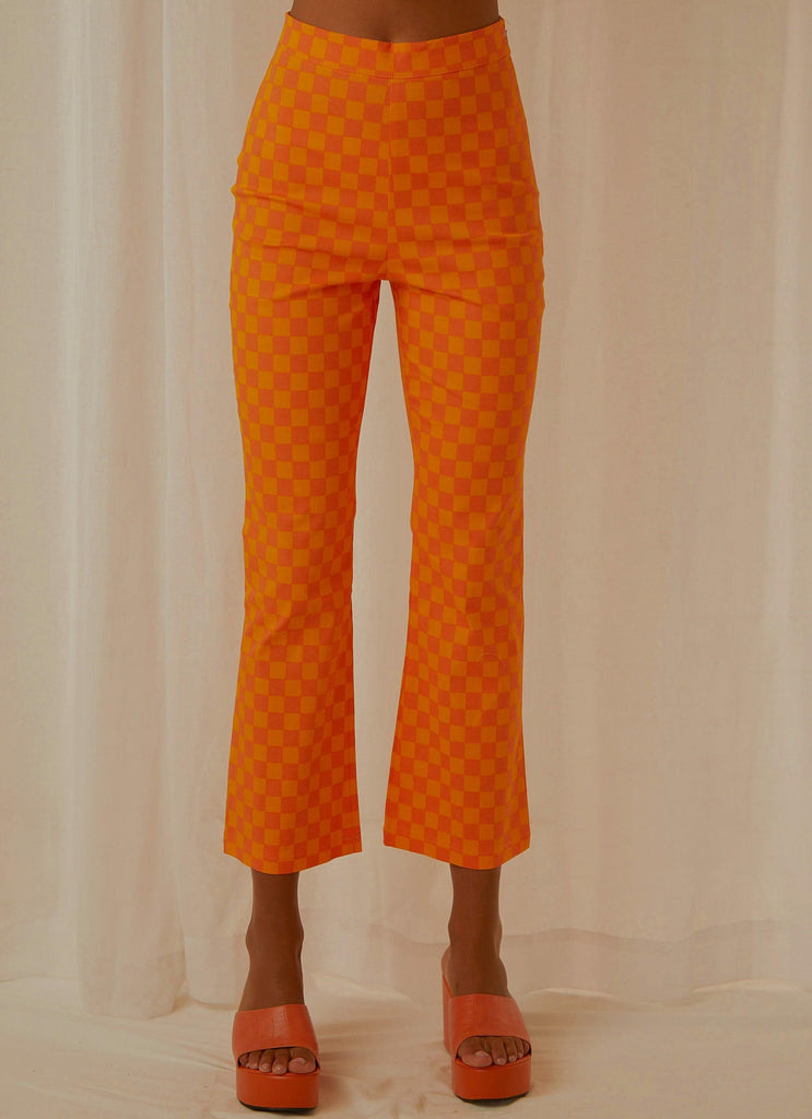 Runway Show Pants - Bright Orange - Peppermayo