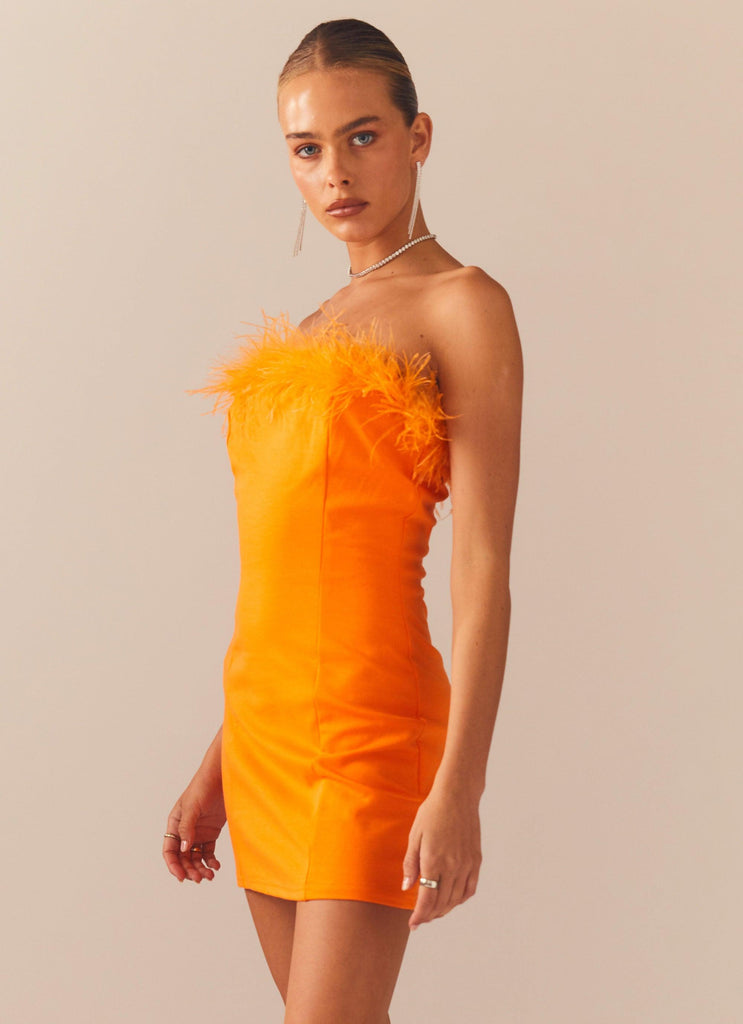 Starlight Dancer Dress - Tangerine - Peppermayo