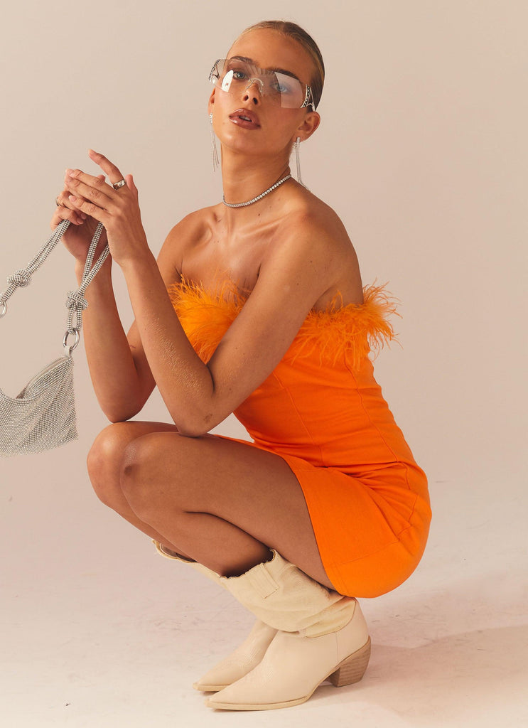 Starlight Dancer Dress - Tangerine - Peppermayo