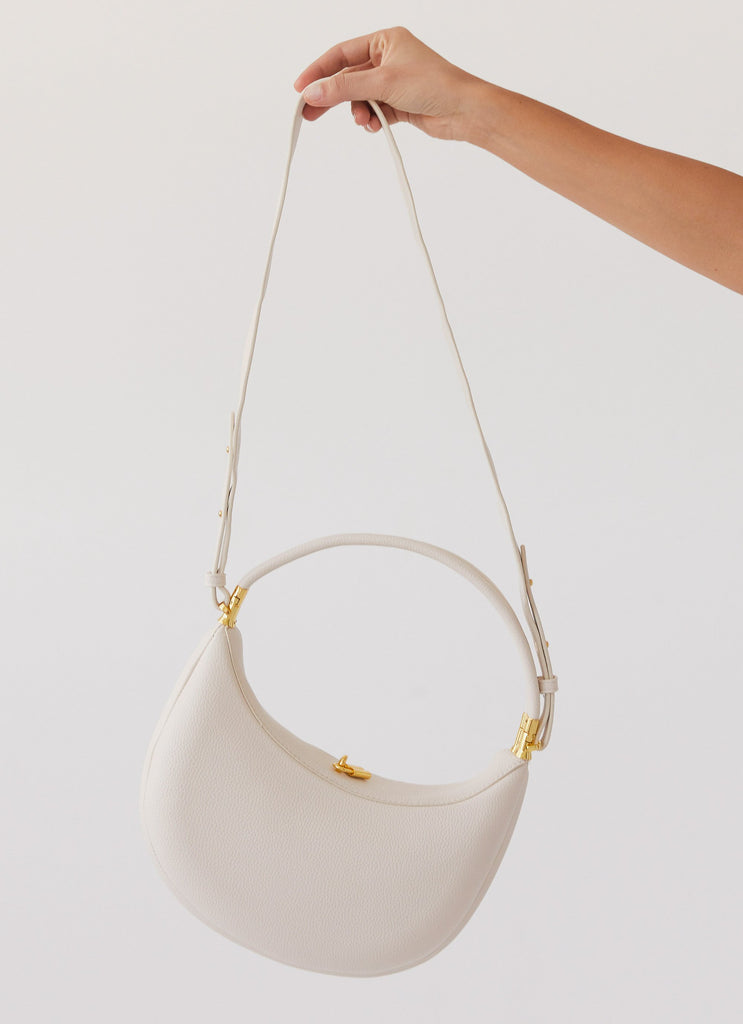 Womens Celestial Bag in the colour Ivory in front of a light grey background