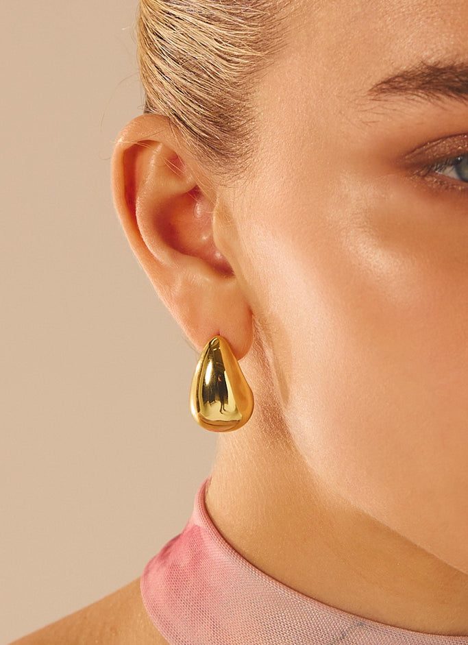 Big Energy Earrings - Gold
