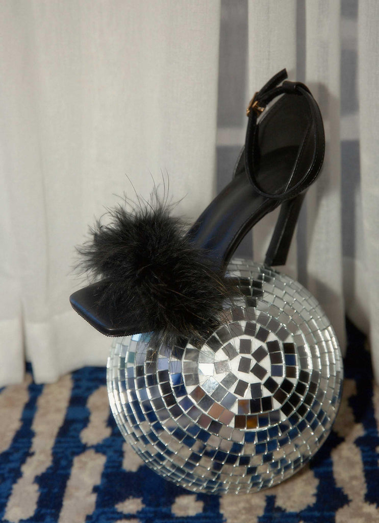 Disco Diva Heel - Black - Peppermayo