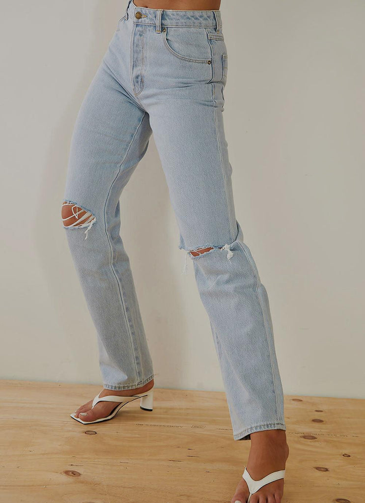 Classic Straight Jeans - Nina Worn Organic - Peppermayo