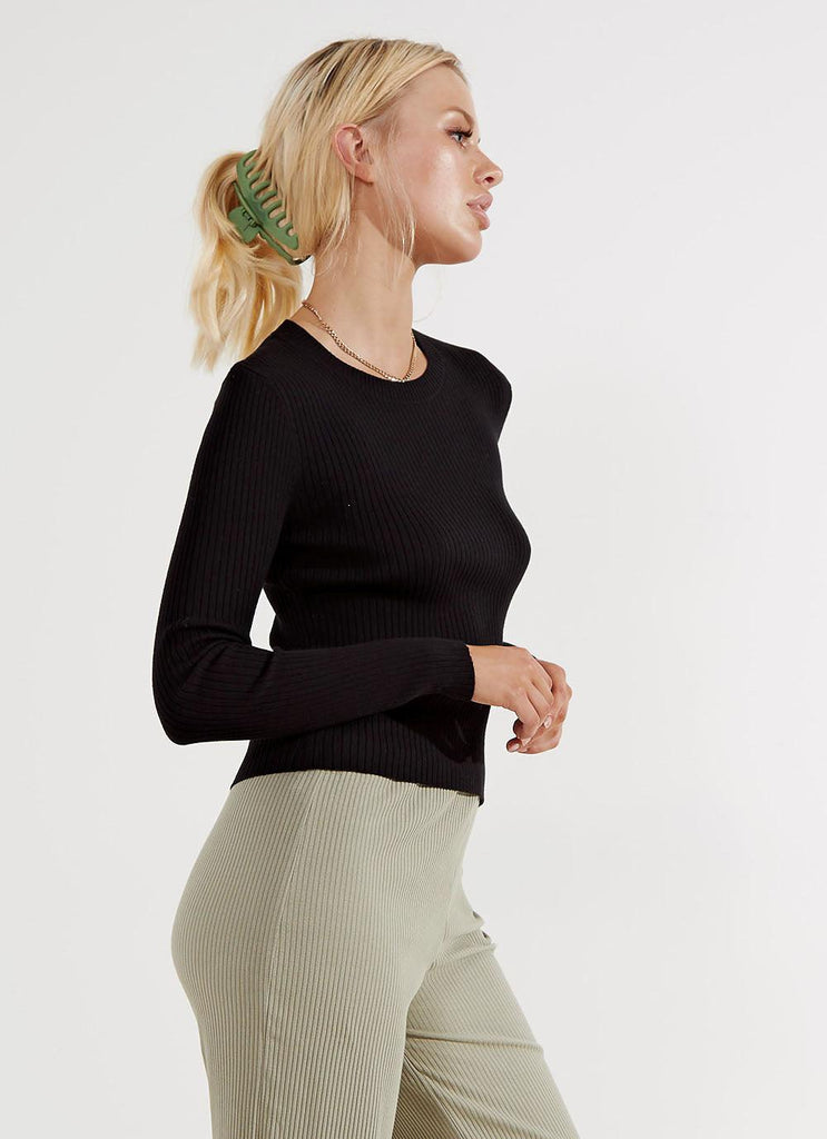 Nude Classic Knit - Black - Peppermayo